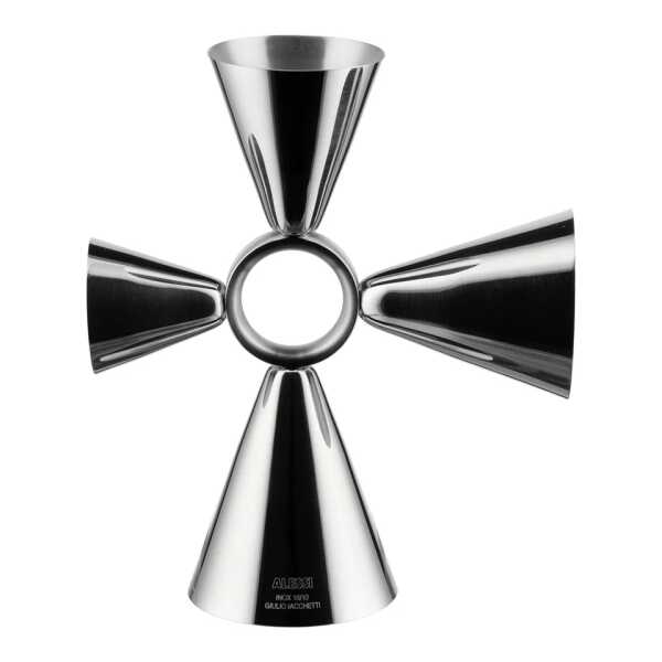 Alessi - The Tending Box Quadri Combo Messbecher, Edelstahl