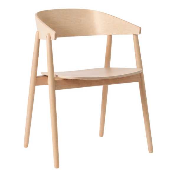 Andersen Furniture - AC2 Stuhl, Buche weiß pigmentiert