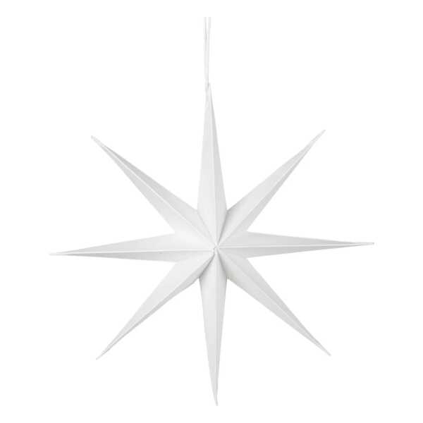 Broste Copenhagen - Christmas Star Deko-Anhänger, Ø 50 cm, weiß