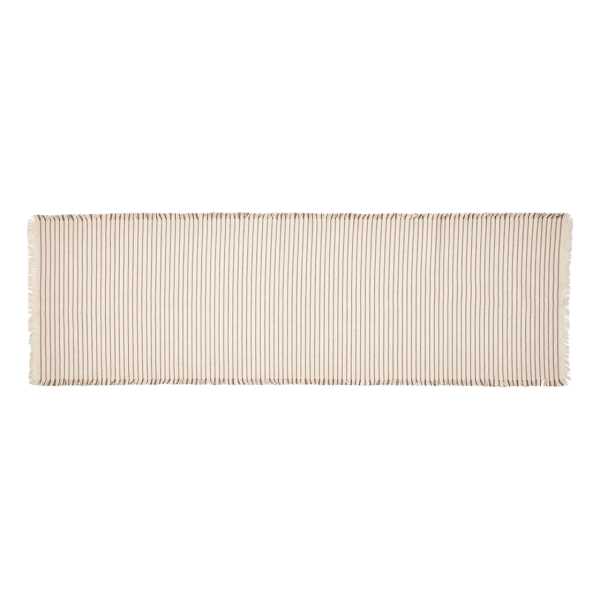 Broste Copenhagen - Elouise Tischläufer, off-white / fungi grey