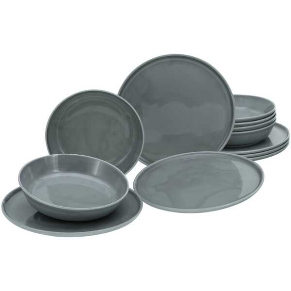 CreaTable Tafelservice Teller Set, Geschirr-Set Chef