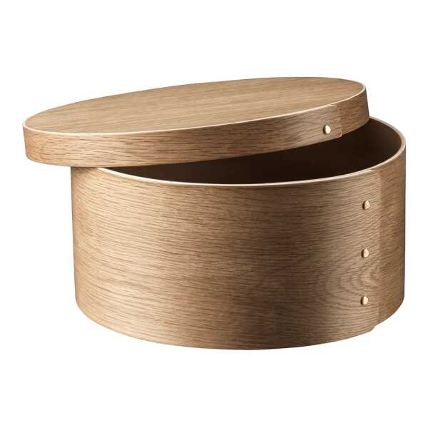 FDB Møbler - Drejø Aufbewahrungsbox, Ø 31 cm, natur