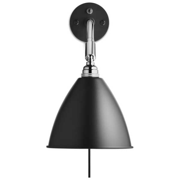 GUBI Bestlite BL7 Wandleuchte Schwarz / Chrom