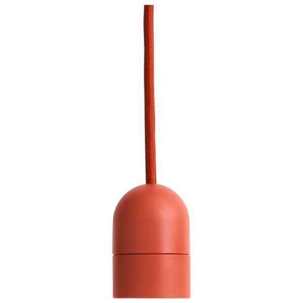 HAY Common Pendant Cord set Pendelleuchte Ø12 cm Rusty red