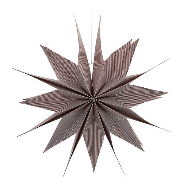 House Doctor - Capella Papier Weihnachtsstern, Ø 70 cm, rot / weiß
