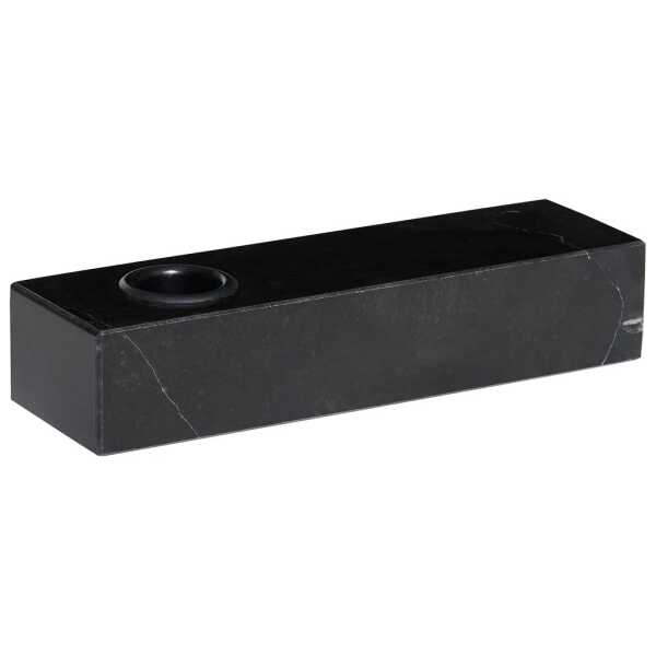 Hübsch Brick Kerzenständer Black