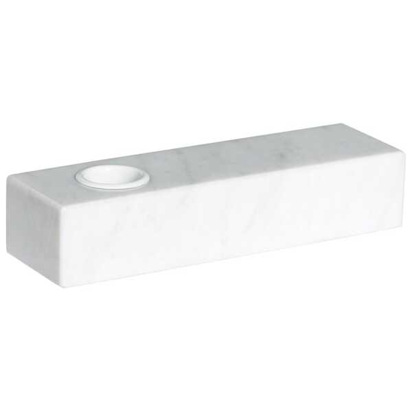Hübsch Brick Kerzenständer White
