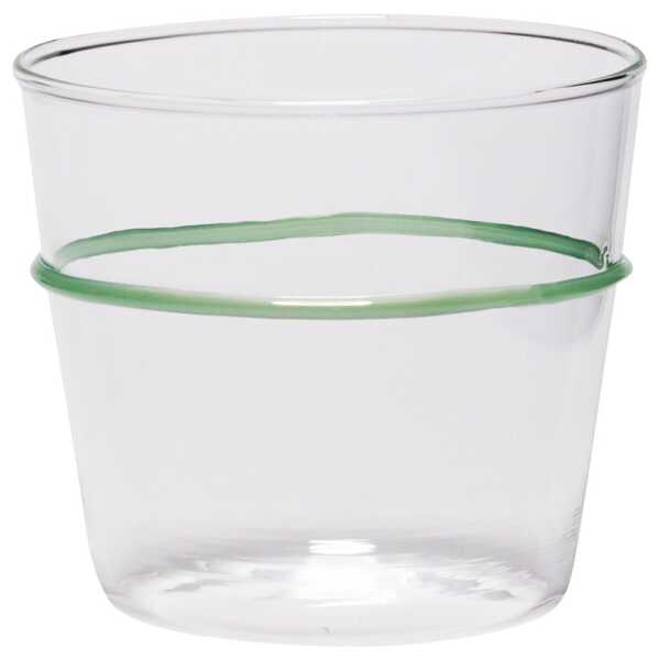 Hübsch Orbit Trinkglas 20 cl Green
