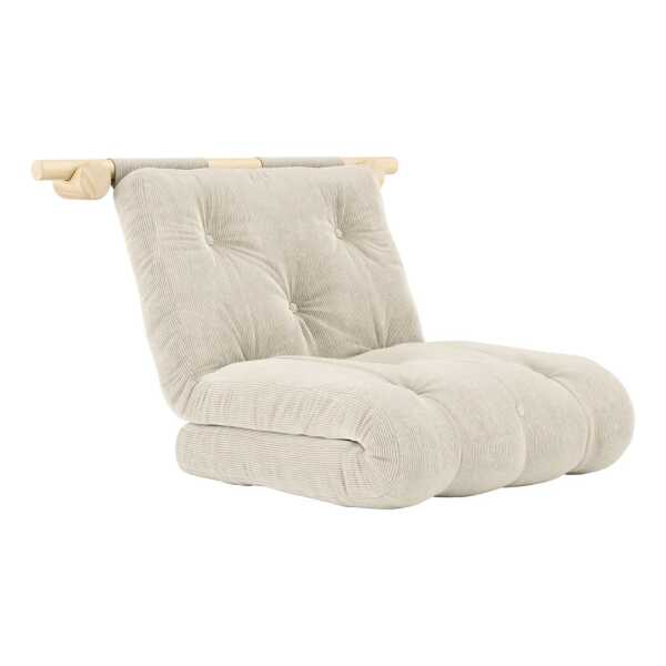 Karup Design - Hooked Schlafsessel inkl. Bravo Matratze 75 x 200 cm, ivory