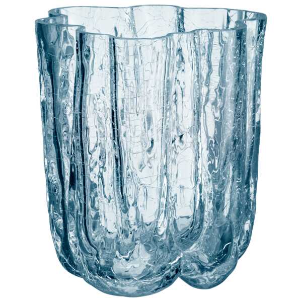 Kosta Boda Crackle Vase zirkulär 12,1 cm Klar