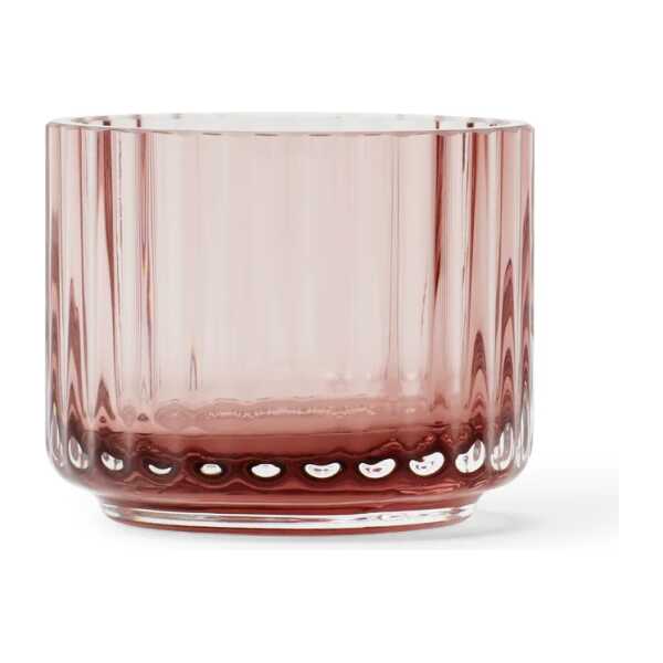 Lyngby Porcelæn - Teelichthalter Ø 6,7 cm, burgundy