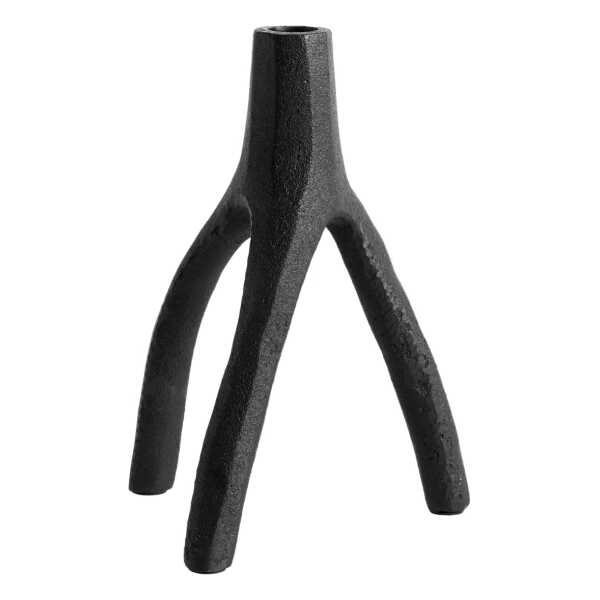 MUUBS Aion Kerzenhalter XL 22cm Schwarz