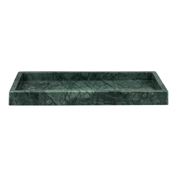 Mette Ditmer - Marble Tablett, 16 x 31 cm, dark forest