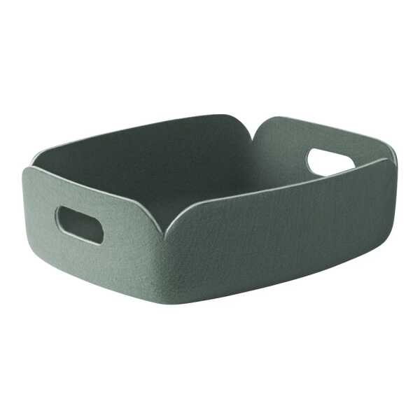 Muuto - Restore Tablett 40 x 31 cm, dusty green