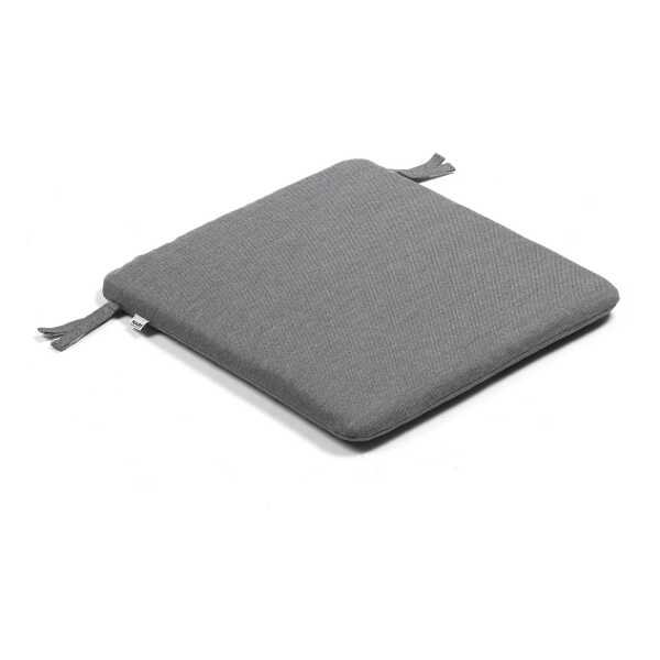 Nardi - Doga Armlehnstuhl Sitzkissen, 43 x 45 cm, Fumo Sunbrella
