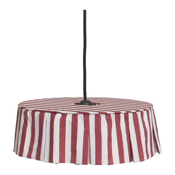 Nobodinoz - Vibes Lampenschirm, Ø 40 cm, Baumwolle, kastanienbraun
