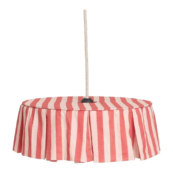 Nobodinoz - Vibes Lampenschirm, Ø 40 cm, Baumwolle, rot