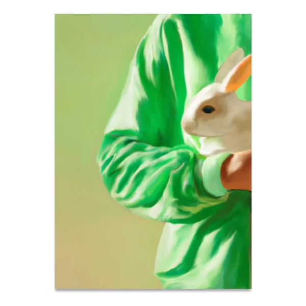 Paper Collective - White Rabbit Poster, 50 x 70 cm