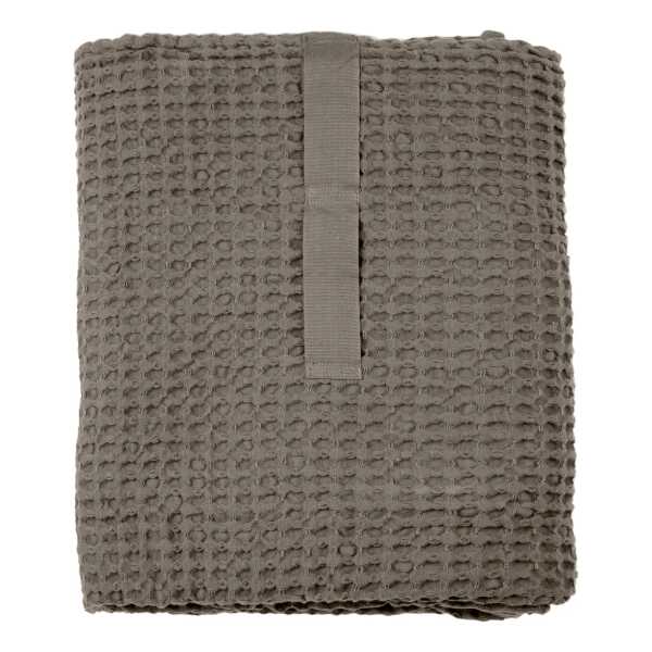The Organic Company - Big Waffle Badetuch & Decke, 100 x 150 cm, clay