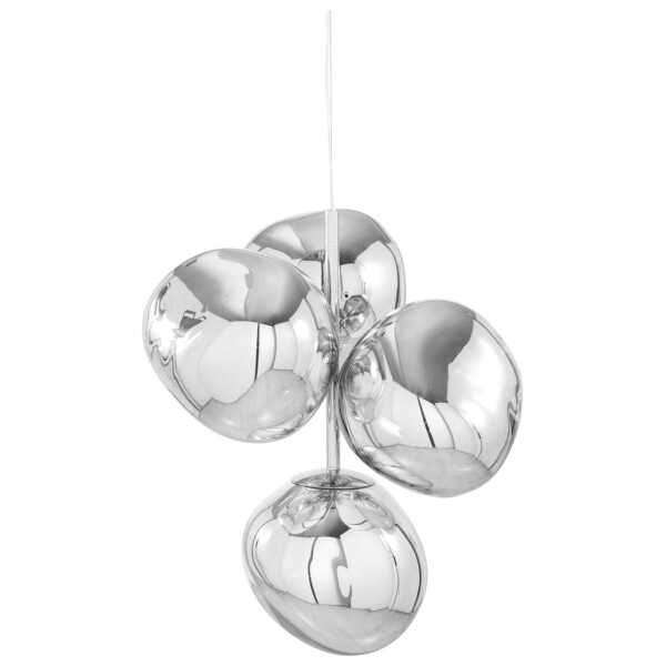 Tom Dixon Melt Chandelier mini Kronleuchter LED 63,4 cm Silver