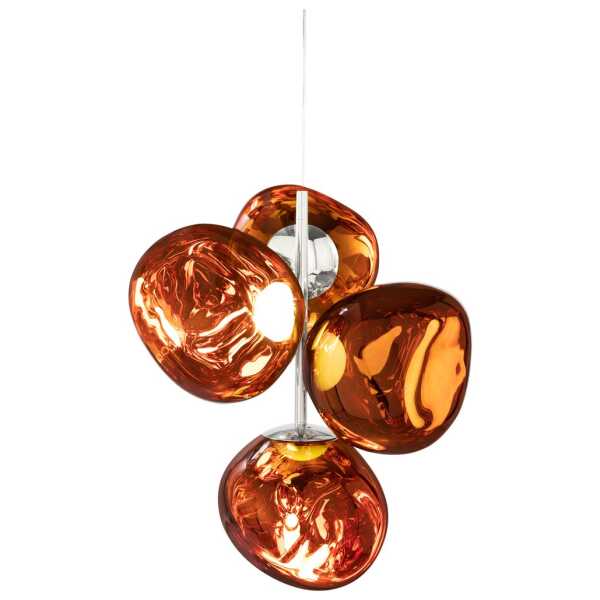 Tom Dixon Melt Chandelier small Kronleuchter LED 103 cm Copper