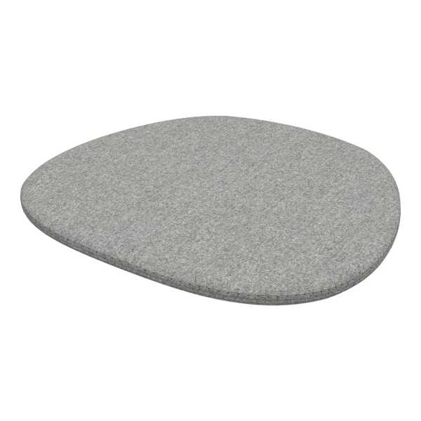 Vitra - Soft Seats Sitzkissen, Cosy 2 01 pebble grey, Typ B
