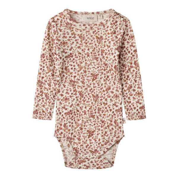 WHEAT Langarmbody Wool Body L/S Lucca aus reiner Merinowolle