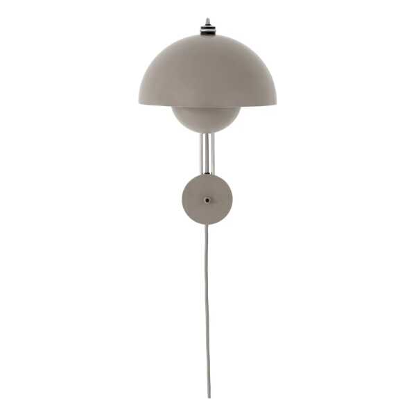 &Tradition Flowerpot Wandleuchte VP8 Grey beige