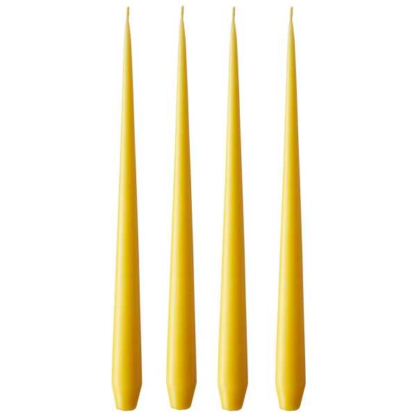 ester & erik ester & erik Kerze 4er Pack matt dark Lemon drop 15/2, 32 cm