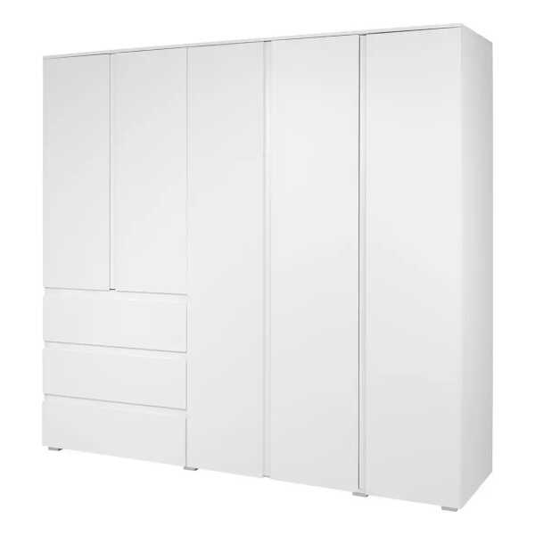 smart Drehtürenschrank BEN ¦ weiß ¦ Maße (cm): B: 200 H: 191 T: 55.0 Schränke > Kleiderschränke > Drehtürenschränke - Höffner