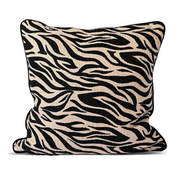 Byon Anima Kissen M 50x50 cm Zebra-schwarz