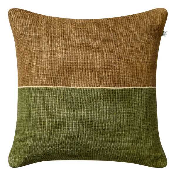 Chhatwal & Jonsson Amol Kissenbezug 50 x 50cm Taupe-cactus green