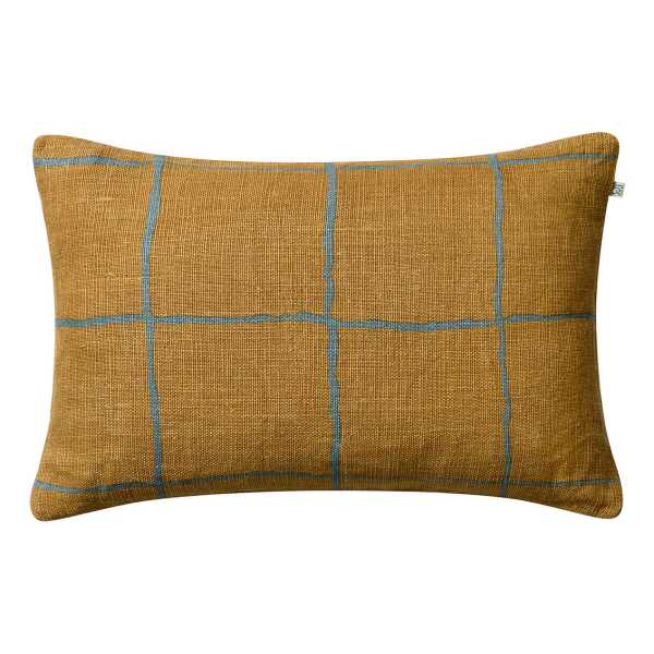 Chhatwal & Jonsson Chakra Kissenbezug 40x60 cm Khaki-heaven blue