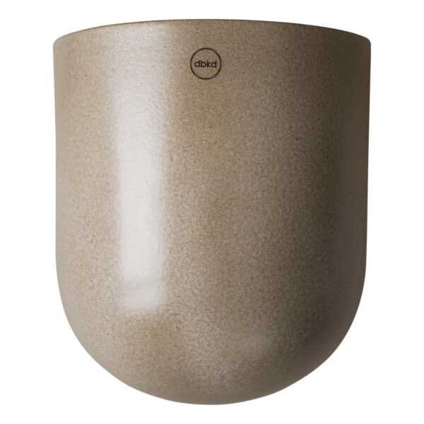 DBKD Wandhängender Blumentopf beige X-large 24 cm