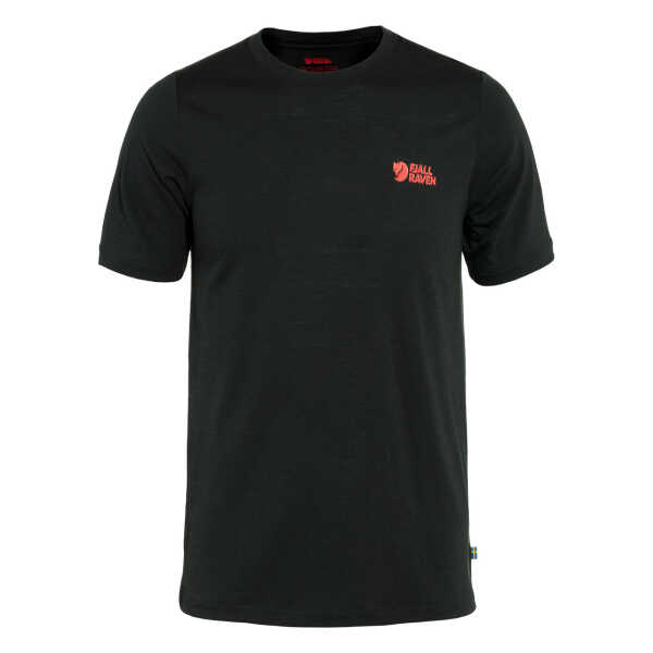 Fjällräven Herren Abisko Wool Logo T-Shirt