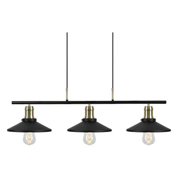 Globen Lighting Disc Pendelleuchte 3 Schwarz