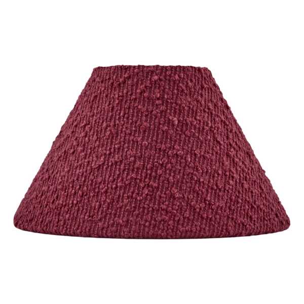 Globen Lighting Iris 20 Lampenschirm Bouclé burgunder
