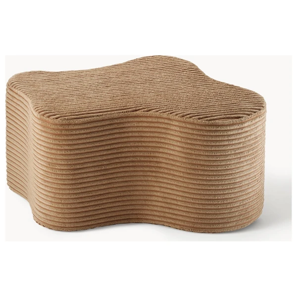 Handgefertigter Kinder-Pouf Cloud aus Cord