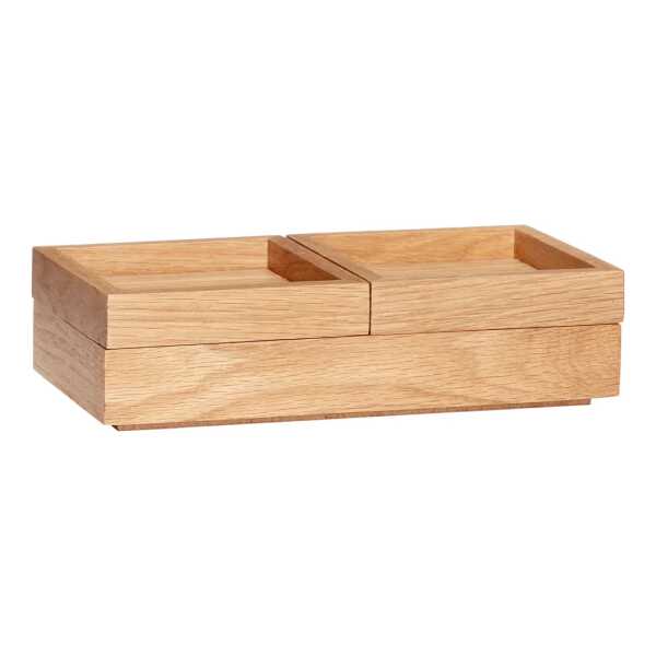 Hübsch Aufbewahrungsbox 24x12 cm Natur