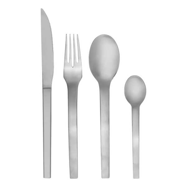 Hübsch Mano Besteckset 16 Teile Brushed