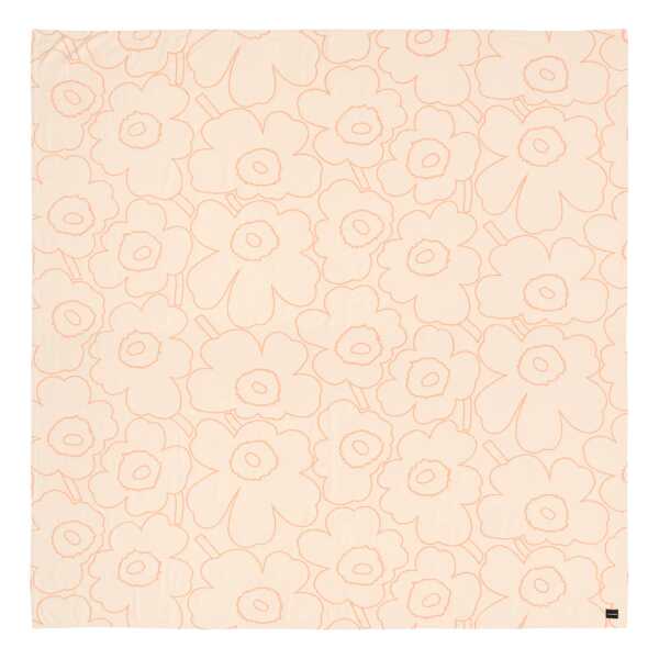 Marimekko Piirto Unikko Tagesdecke 260x260 cm Beige