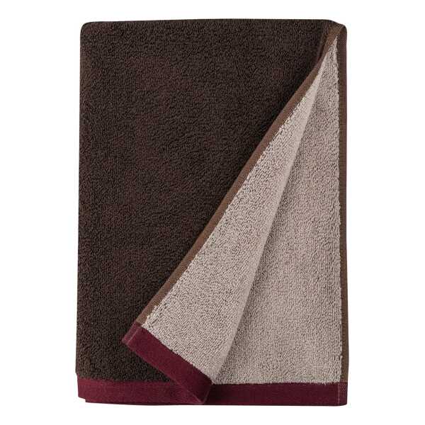 Mette Ditmer - Soft Badetuch, 70 x 133 cm, braun / sand