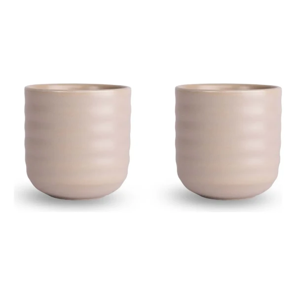 Sagaform Ellen Tasse 2er Pack 18cl Cremefarben
