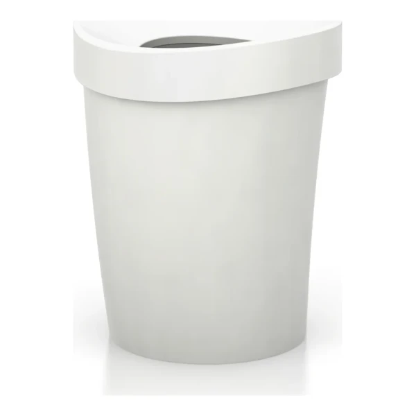 Vitra - Happy Bin Papierkorb, large, weiß