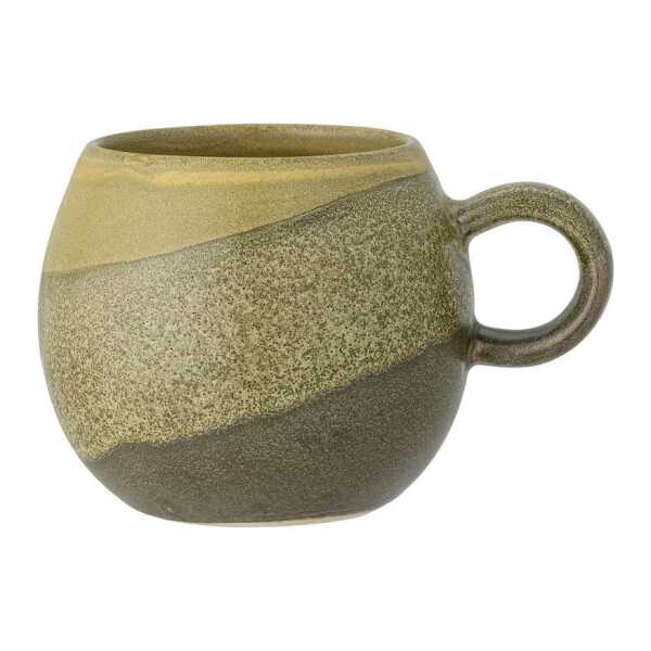 Bloomingville Tasse Bloomingville Paula Tasse, Grün, Steingut, 275 ml, Steingut