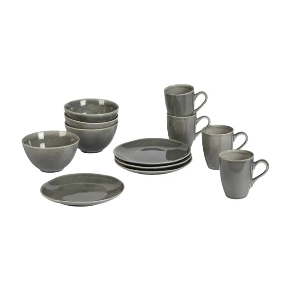 Broste Copenhagen Nordic Rain Frühstücksset 12-teilig