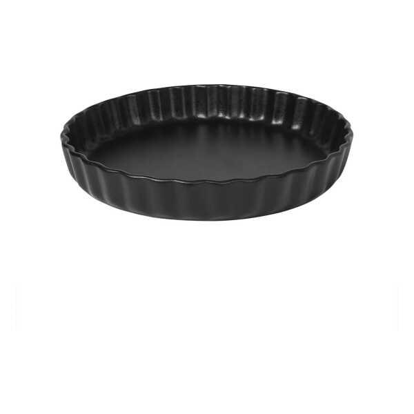 Broste Copenhagen - Vig Tortenplatte, Ø 29 x H 4,5 cm, antique black
