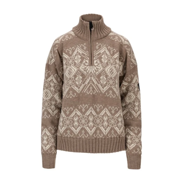 Dale of Norway - Women's Roset Windproof Sweater - Wollpullover Gr S braun