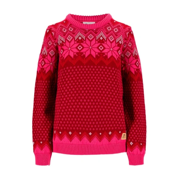 Dale of Norway - Women's Vilja Sweater - Wollpullover Gr XS rot