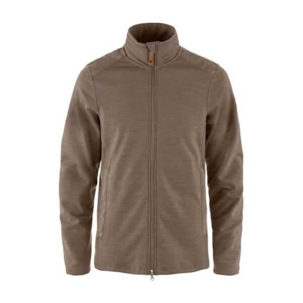 Fjällräven - Keb Fleece - Fleecejacke Gr M braun